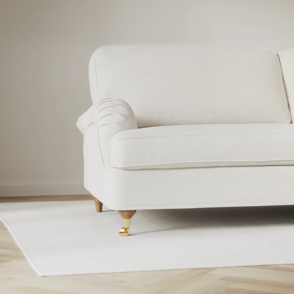 Oxford - Hörnsoffa 2+2-sits - Vit