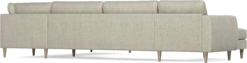 Bridge - Hörnsoffa, 3+2-sits med schäslong vänster - Beige