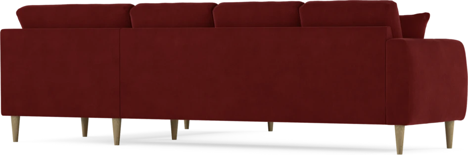 Eden - Hörnsoffa, 3+2-sits - Röd