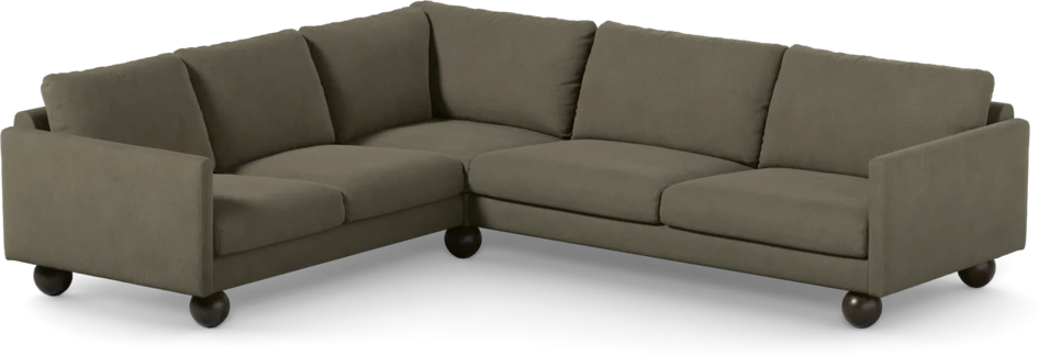 Madison Lux - Hörnsoffa 2+3-sits, hörn 1 - Brun