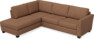 Friday - 2,5-sits soffa med divan vänster - Orange
