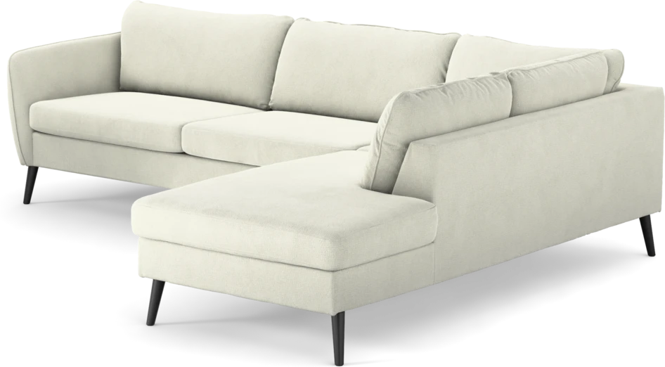 County - 2,5-sits soffa med divan höger - Vit