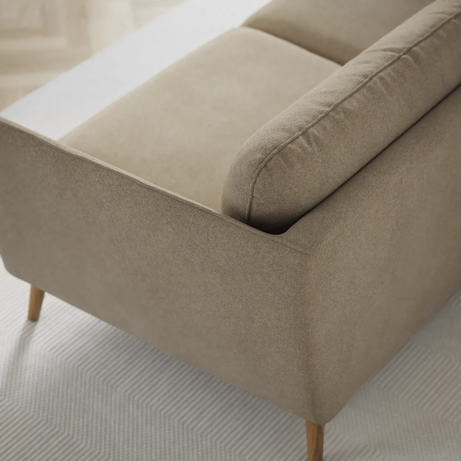 Madison Lux - Hörnsoffa med schäslong höger - Beige