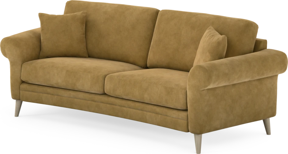 Eden - 2,5-sits soffa svängd - Gul