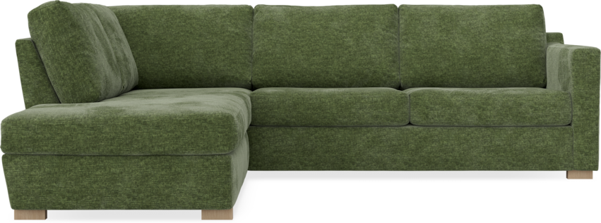 Friday - 2,5-sits soffa med divan vänster - Grön