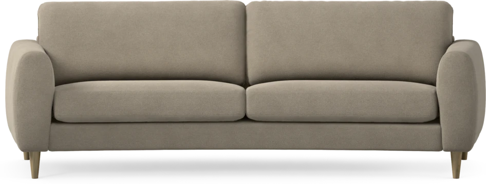 Bridge - 3-sits soffa svängd - Beige