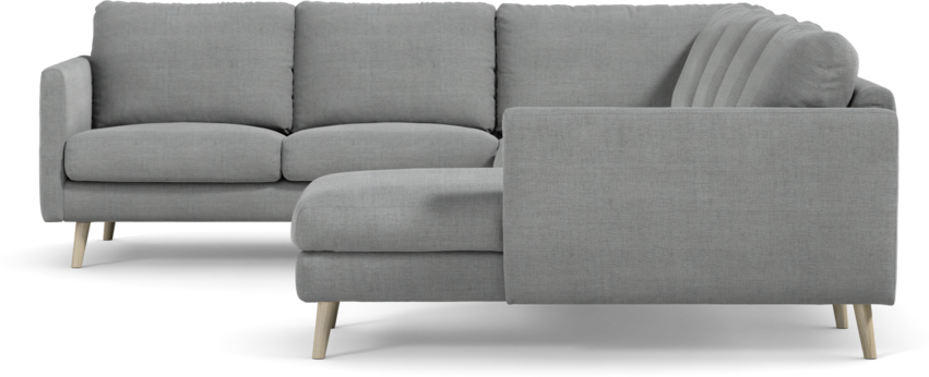 Madison Lux - Hörnsoffa med schäslong höger - Grå