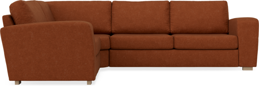 Friday - Hörnsoffa, 1,5+2,5-sits - Orange