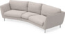 Madison - 3-sits soffa svängd, 90 cm - Grå
