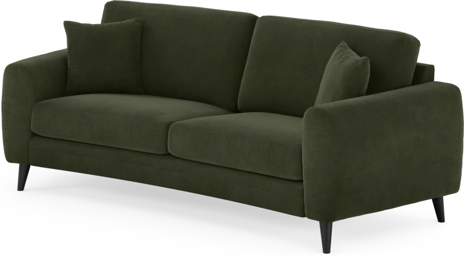 Eden - 2,5-sits soffa svängd - Grön