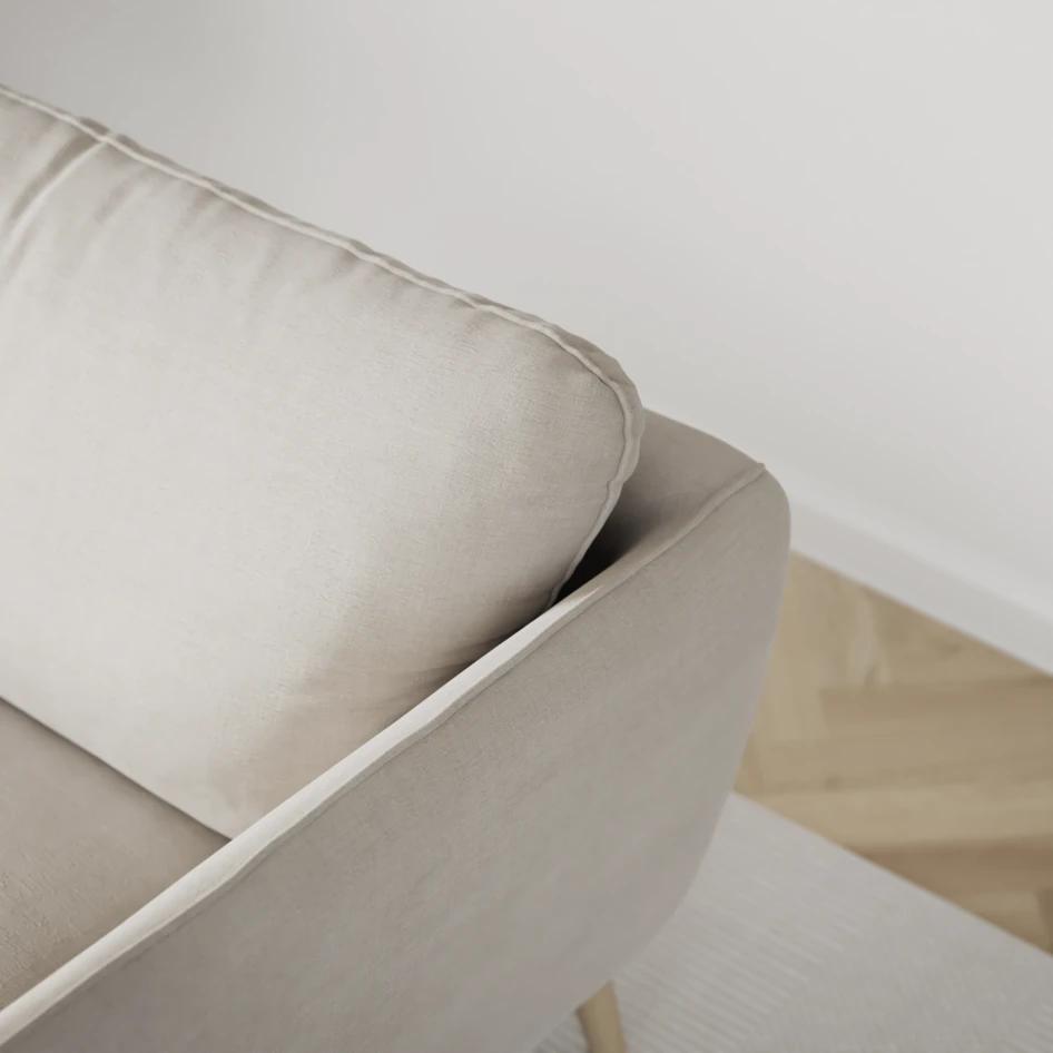 Madison Lux - Hörnsoffa med schäslong höger - Beige