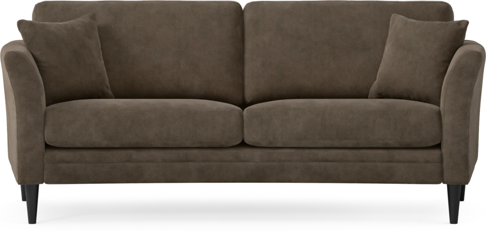 Eden - 2,5-sits soffa svängd - Brun