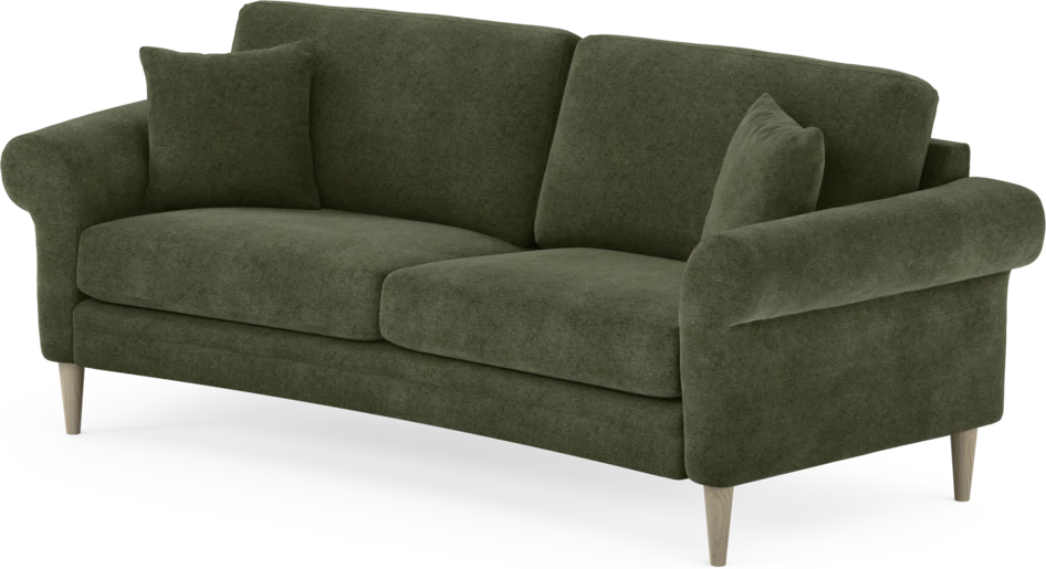 Eden - 2,5-sits soffa svängd - Grön