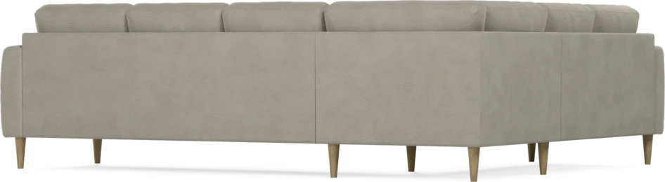 Eden - Hörnsoffa, 2+3-sits - Brun