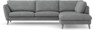 Madison Lux - 3-sits soffa med divan höger - Vit