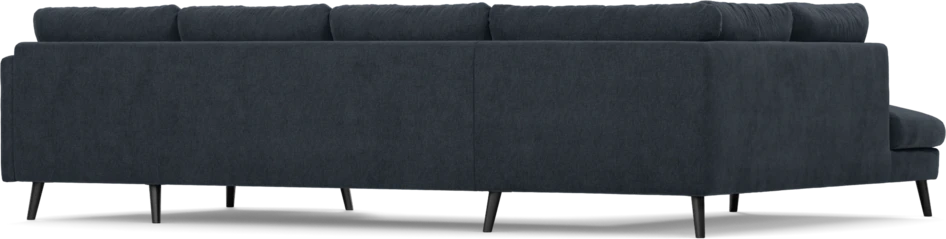 Madison Lux - 2-sits soffa med divan vänster och schäslong höger - Blå