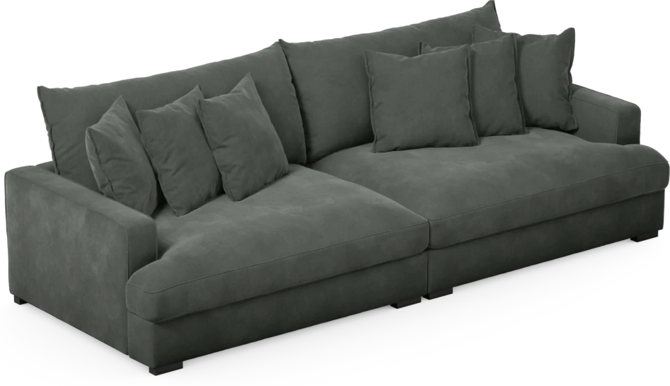Rossi - 4-sits soffa - Grå
