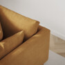 Harper - 3-sits soffa, hel dyna - Gul