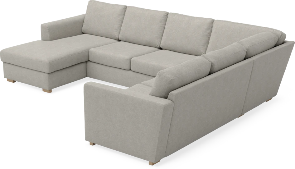 Friday - Hörnsoffa, 3+2-sits med schäslong vänster - Beige