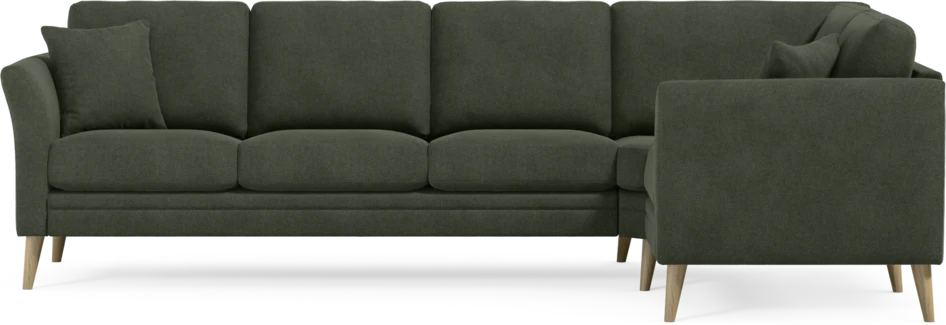 Eden - Hörnsoffa, 3+1-sits - Grön