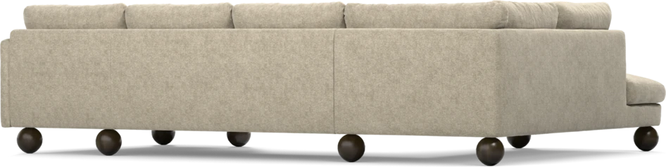 Madison Lux - 2-sits soffa med divan vänster och schäslong höger - Beige