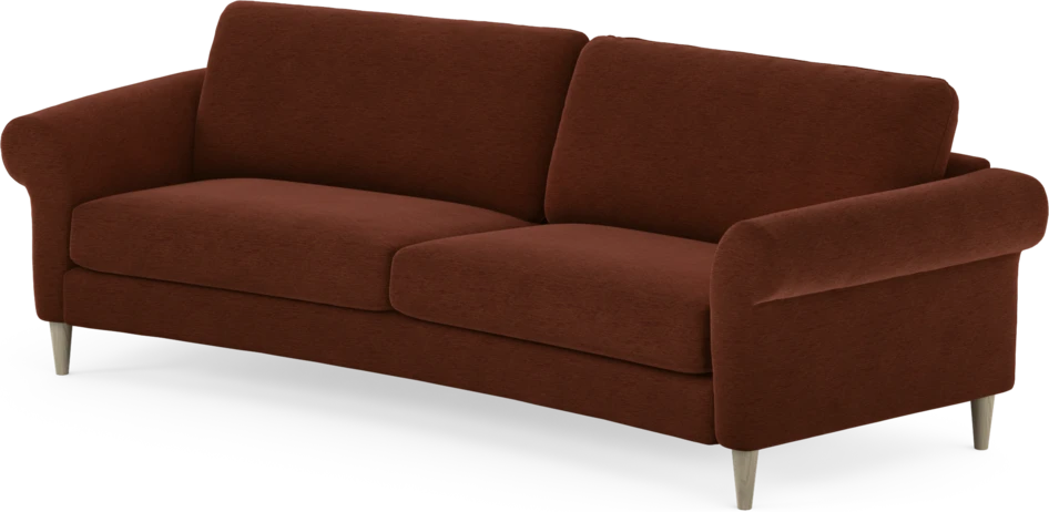 Bridge - 3-sits soffa svängd - Orange