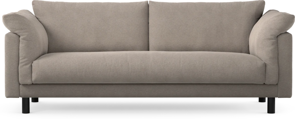 Cherrie - 3-sits soffa, hel dyna, fast klädsel - Beige