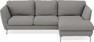 Madison Lux - 2-sits soffa med schäslong höger - Grå