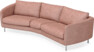 Madison - 3-sits soffa svängd, 90 cm - Röd