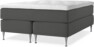 Delux Exclusive - Kontinentalsäng, dubbelsäng med bäddmadrass - Grå
