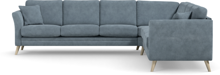 Eden - Hörnsoffa 3+3 - Blå