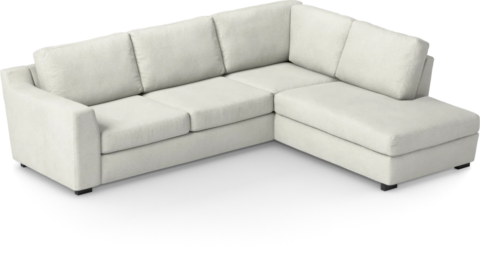 Friday - 2,5-sits soffa med divan höger - Vit