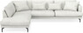 Harper - 3-sits soffa med divan vänster - Vit