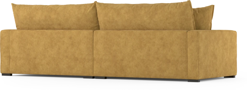 Rossi - 4-sits soffa - Gul
