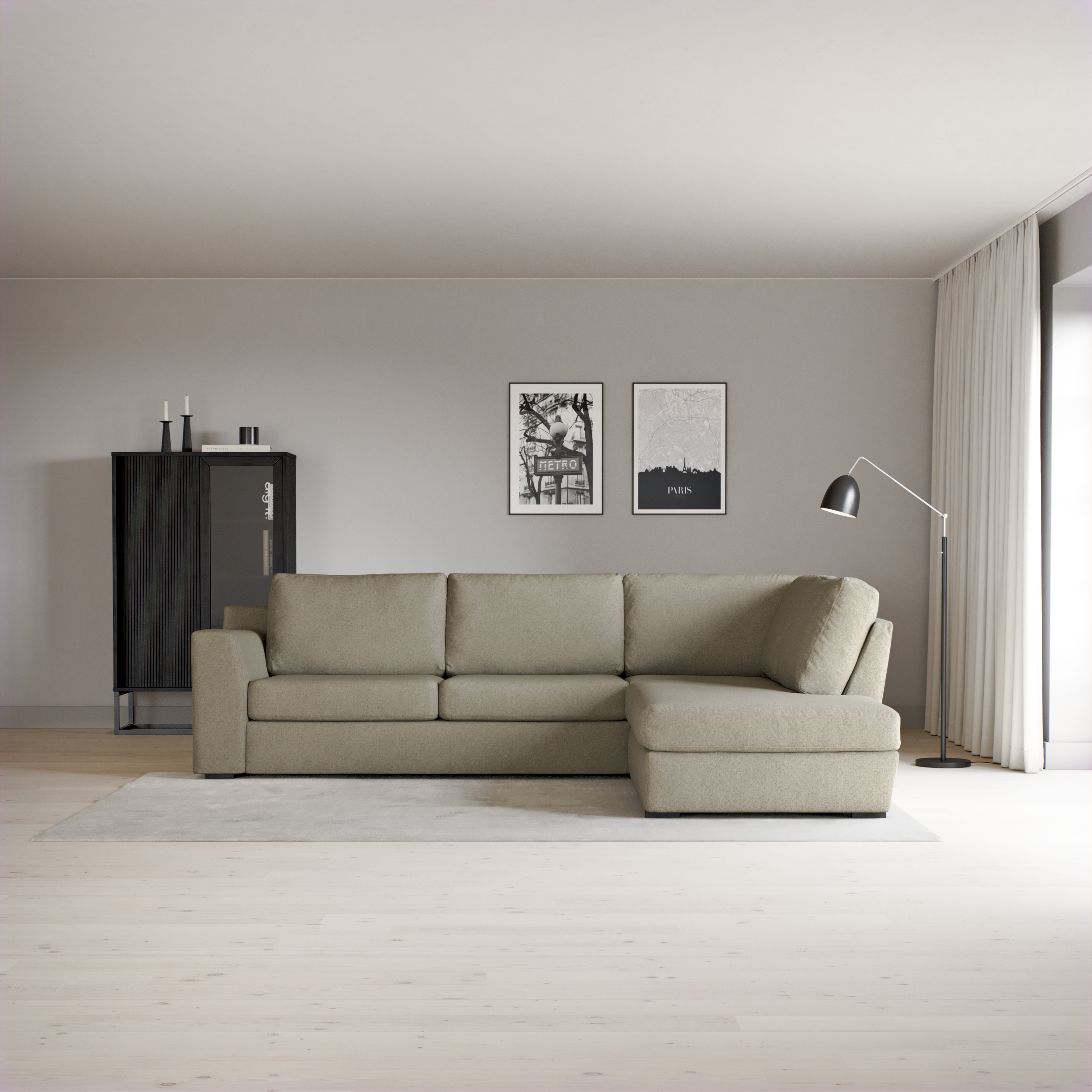 Friday - 2,5-sits soffa med divan höger - inspiration