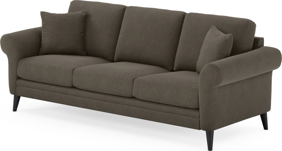 Eden - 3-sits soffa - Brun