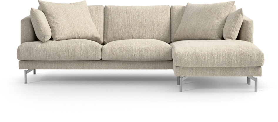 Harper - 4-sits med schäslong höger  - Beige