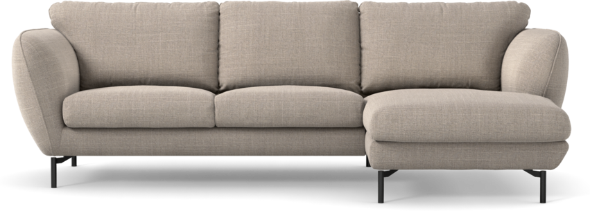 Madison - 2-sits soffa med schäslong höger - Beige