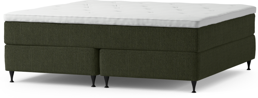 Delux Dream - Kontinentalsäng, dubbelsäng med bäddmadrass och sängben