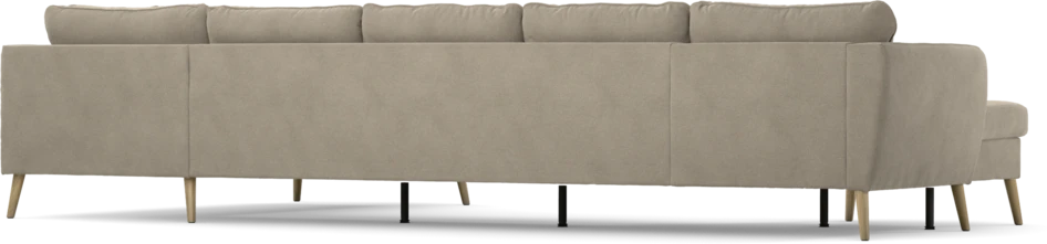 County - 4-sits soffa med schäslong vänster och divan höger - Beige