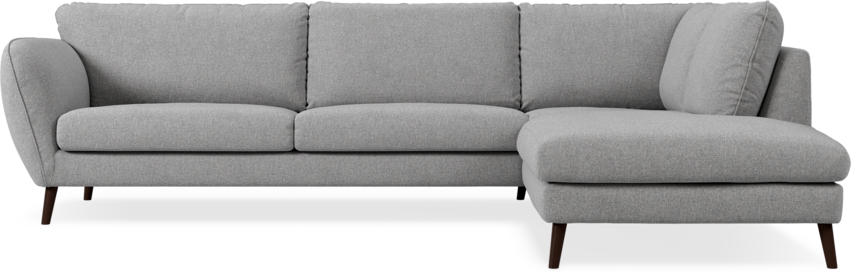 Madison Lux - 3-sits soffa med divan höger - Grå