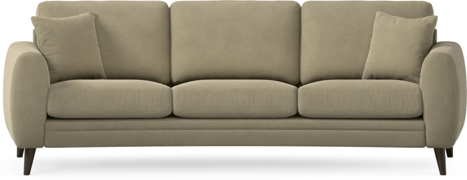 Eden - 3-sits soffa svängd - Beige