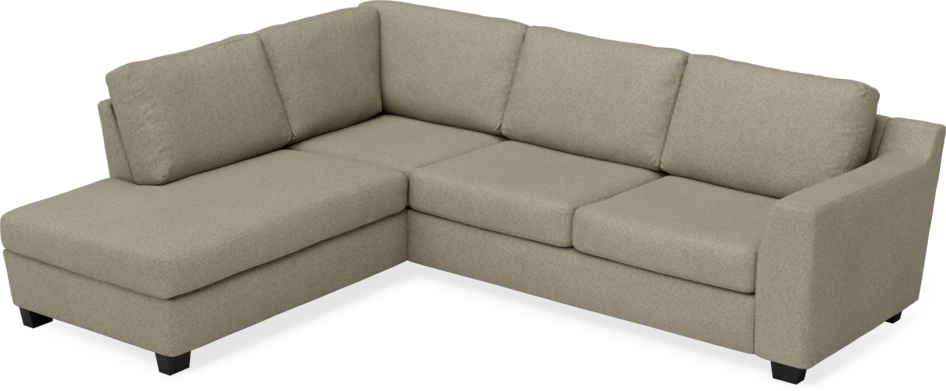 Friday - 2,5-sits soffa med divan vänster - Beige