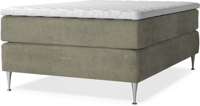 Delux Dream - Kontinentalsäng, enkelsäng med bäddmadrass - Beige