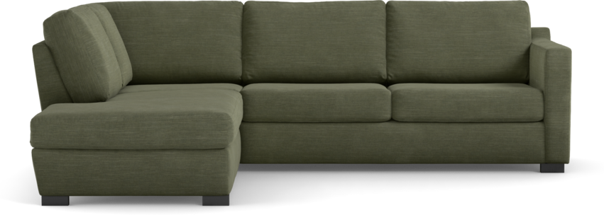 Friday - 2,5-sits soffa med divan vänster - Grön
