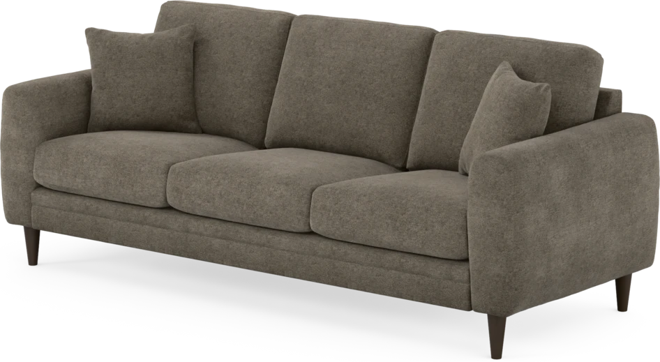 Eden - 3-sits soffa - Brun