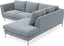 Madison - 2-sits soffa med divan höger - Blå
