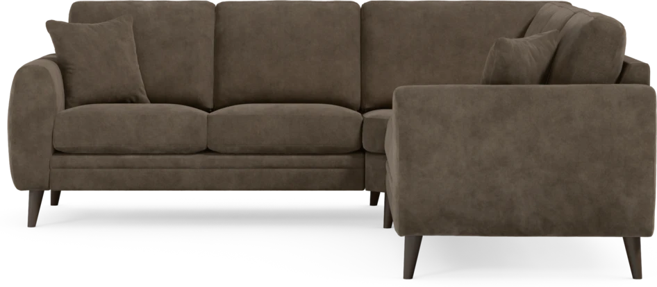 Eden - Hörnsoffa, 2+2-sits - Brun