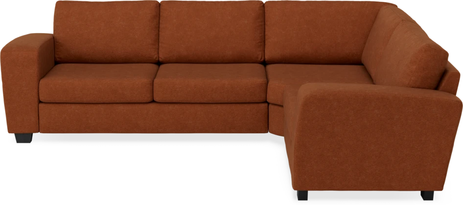 Friday - Hörnsoffa, 2,5+1,5-sits - Orange