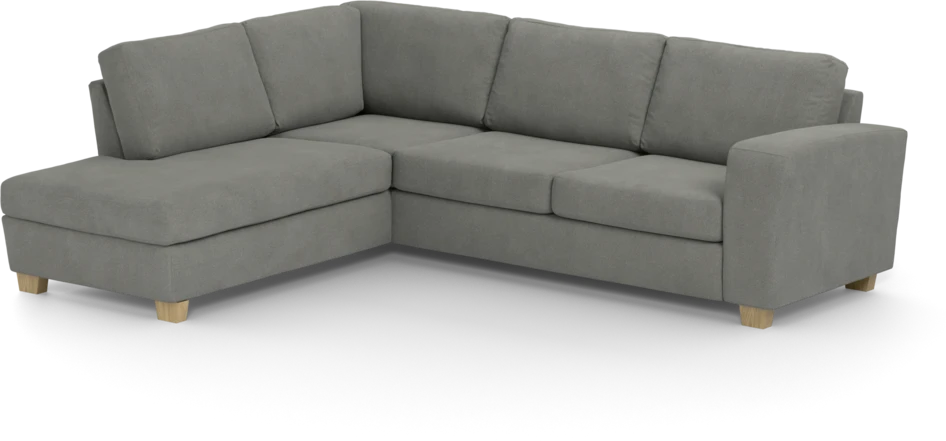 Friday - 2,5-sits soffa med divan vänster - Grå